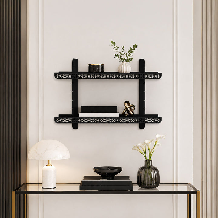 Kadem Adjustable Metal Islamic Wall Shelf - WAMH199