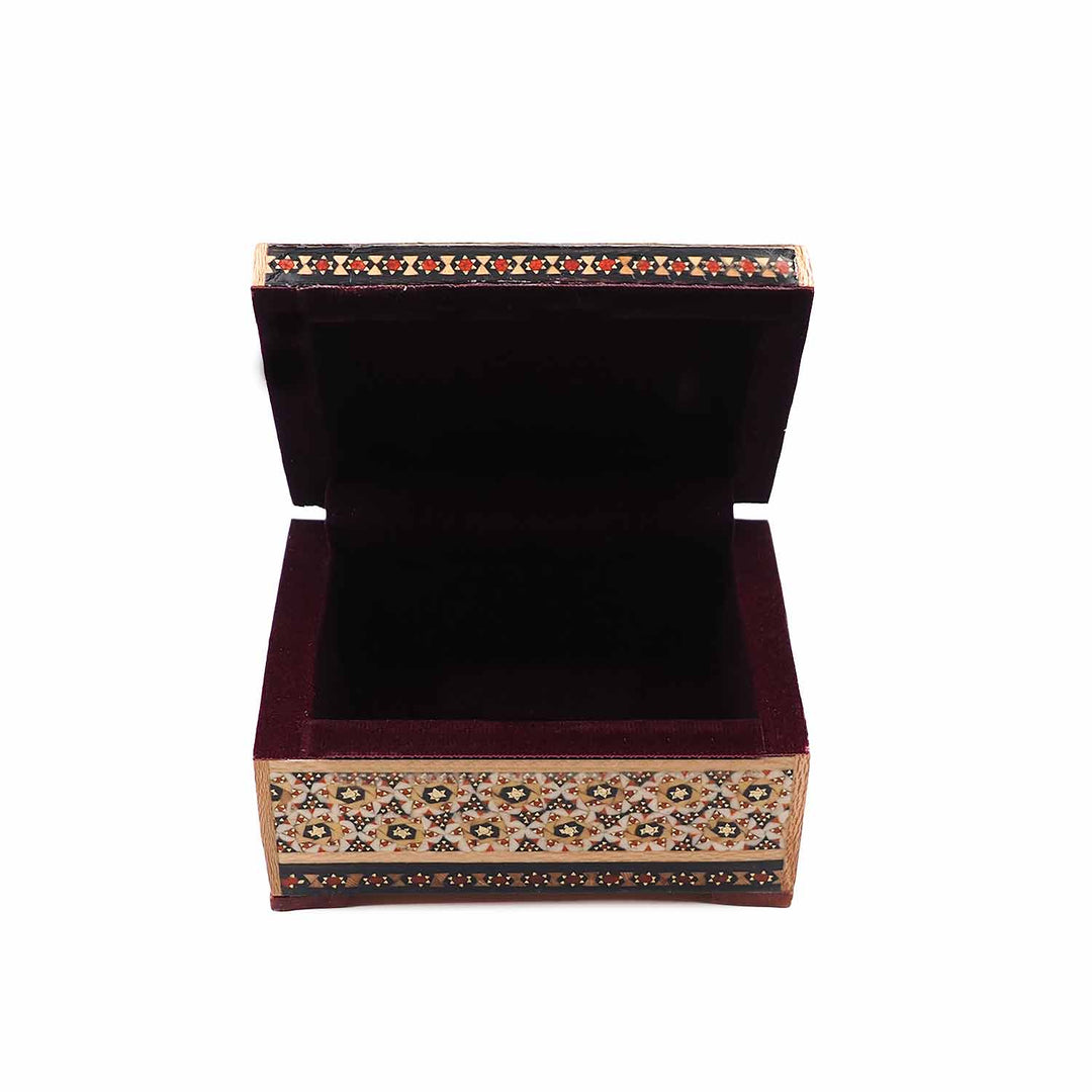Handcrafted Hatem Inlaid Wooden Decorative Box - WAAH318