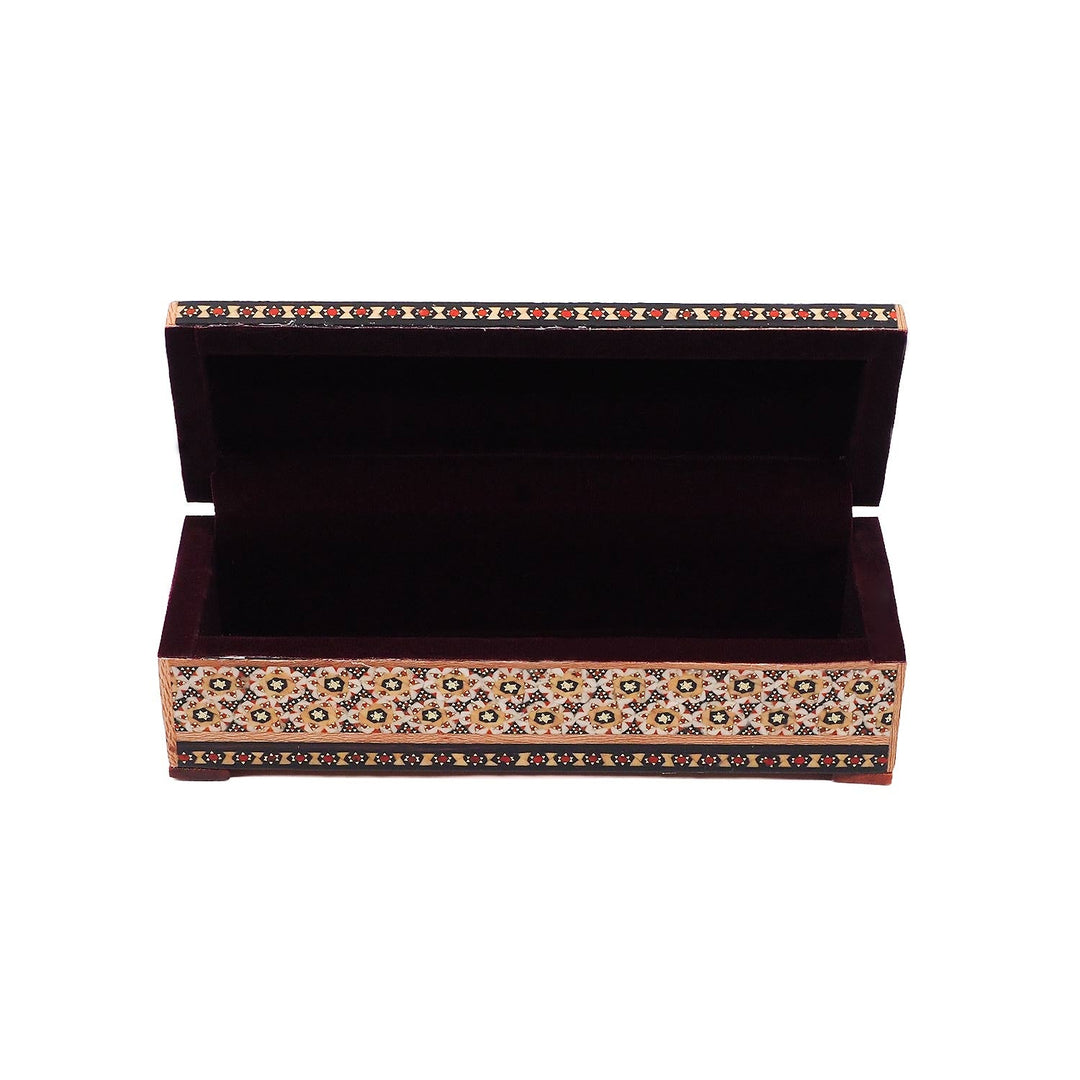 Handcrafted Hatem Inlaid Wooden Decorative Box - WAAH366