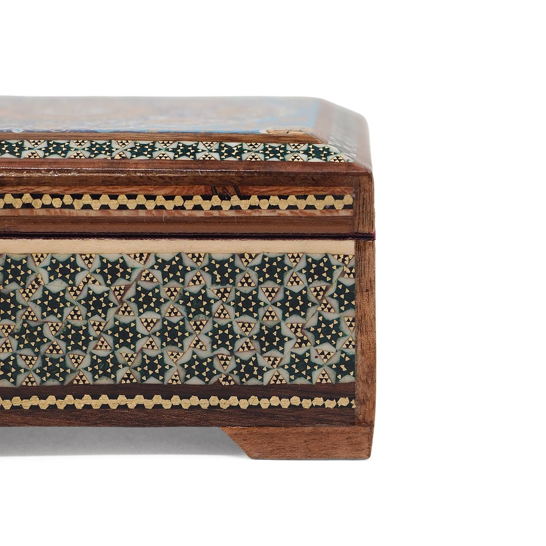 Handcrafted Hatem Inlaid Wooden Decorative Box - WAAH340