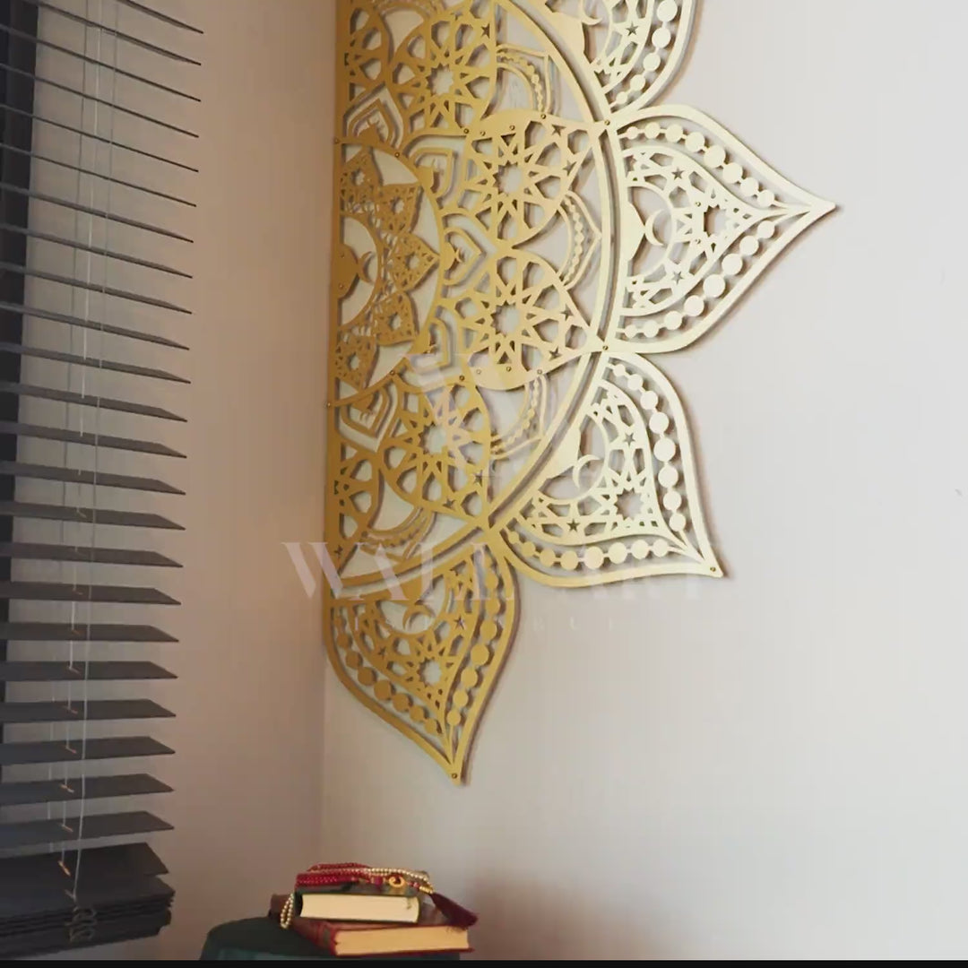 Islamic Mandala Metal Wall Art - WAM163