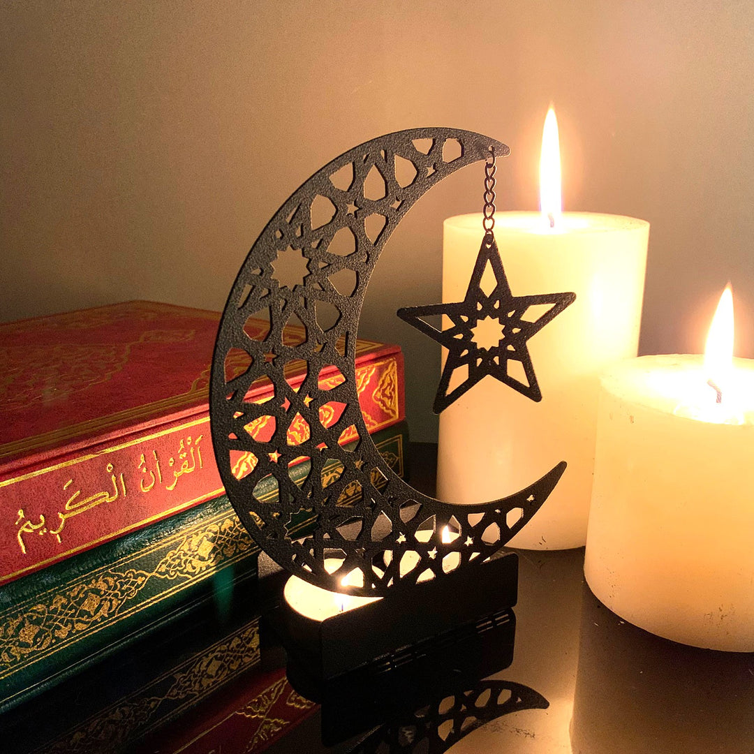 Islamisches Muster Metall Kerzenständer - WAMH079