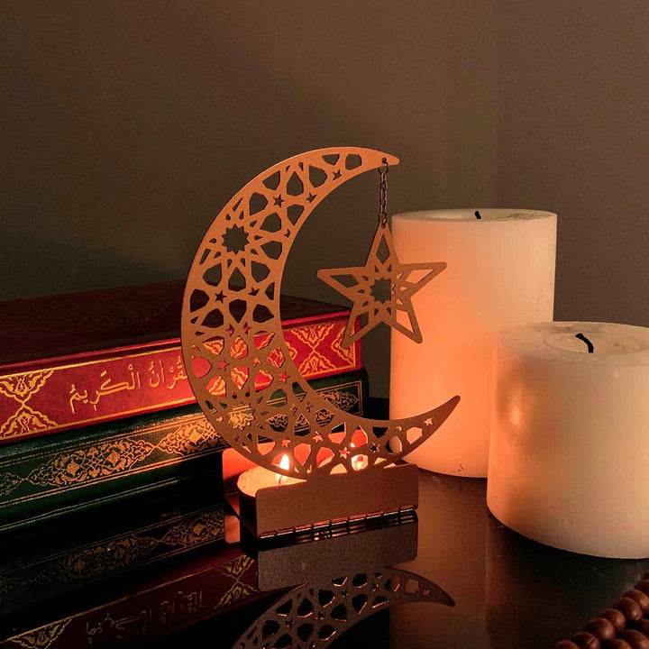 Islamisches Muster Metall Kerzenständer - WAMH079