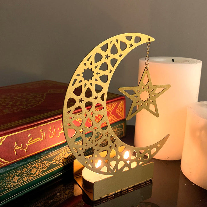 Islamisches Muster Metall Kerzenständer - WAMH079