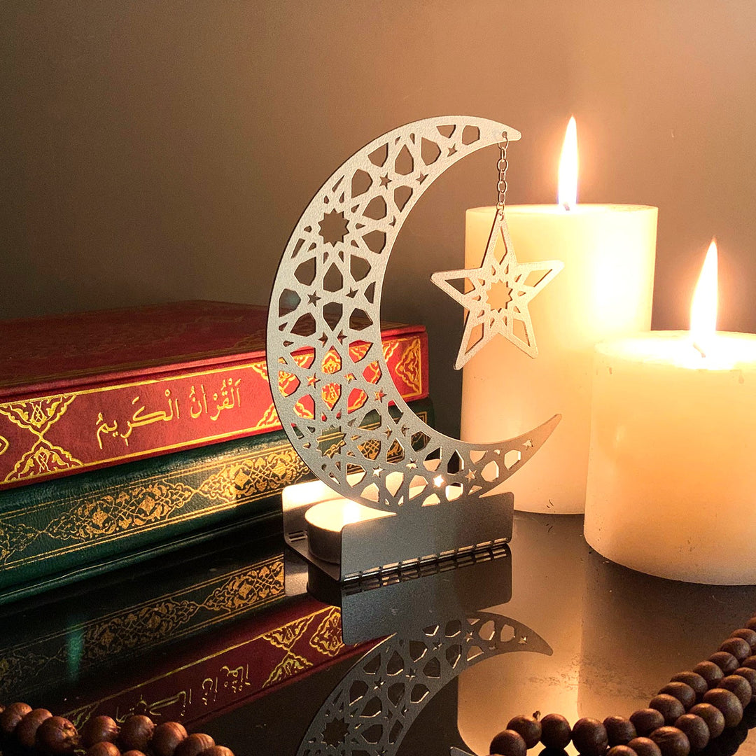 Islamisches Muster Metall Kerzenständer - WAMH079