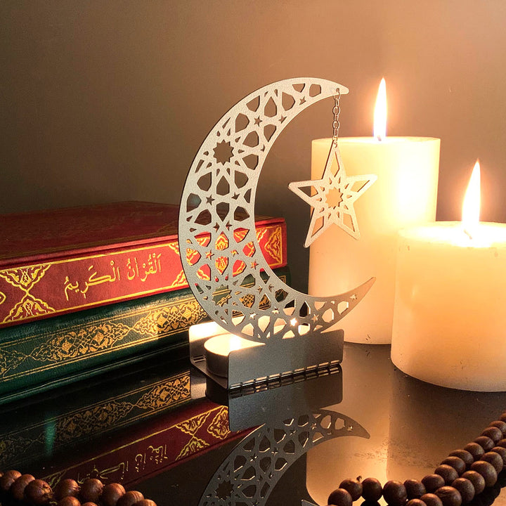 Islamisches Muster Metall Kerzenständer - WAMH079